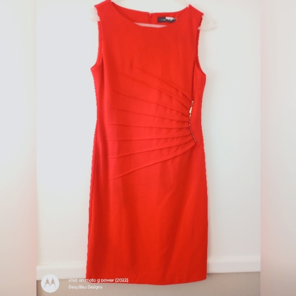Ivanka Trump Melon color Dress Size 8 Wedding Guest Style
